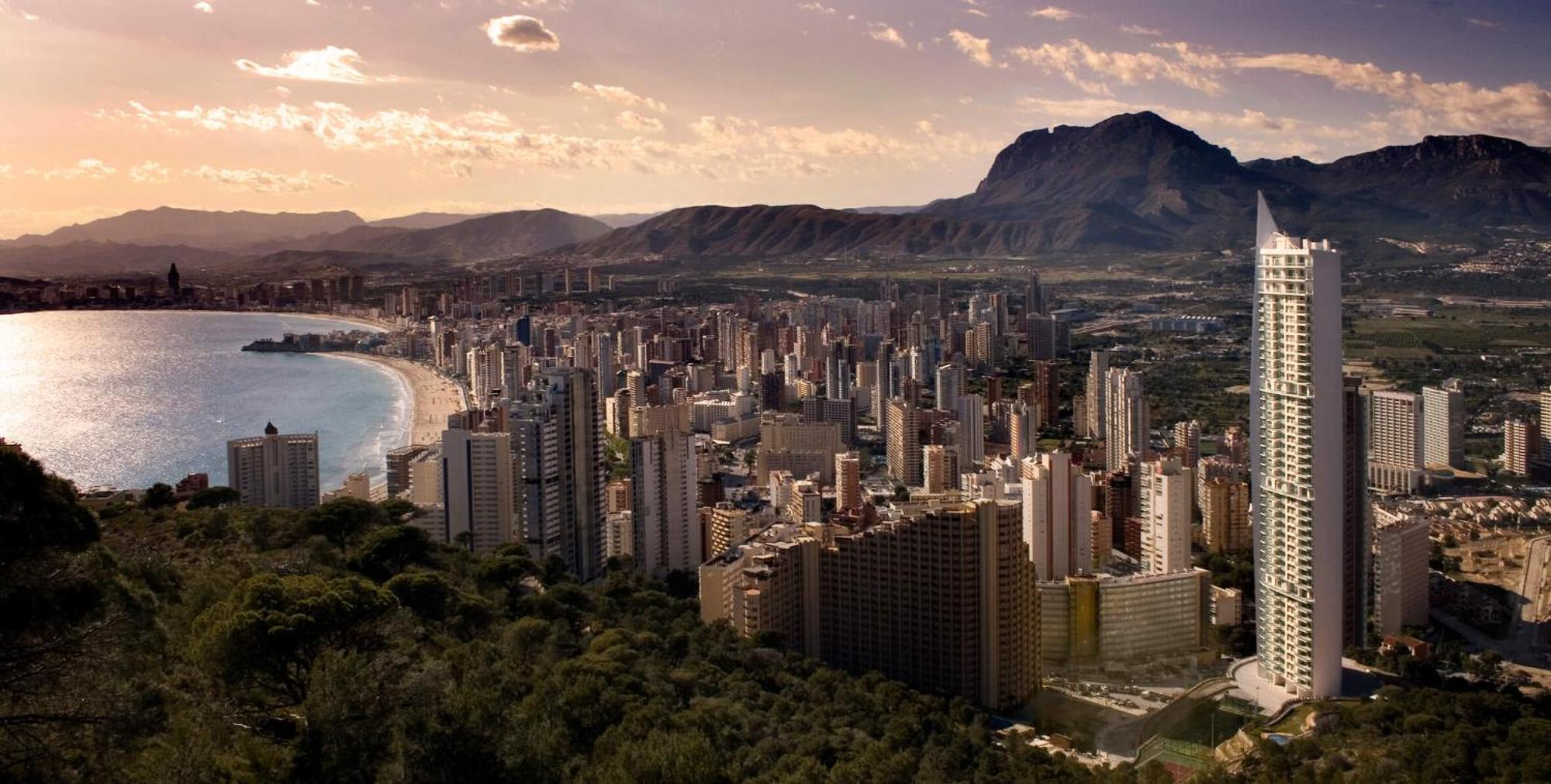 Apartament Skyline 18 Terraza Privada Con Impresionantes Vistas Al Mar Benidorm Zewnętrze zdjęcie