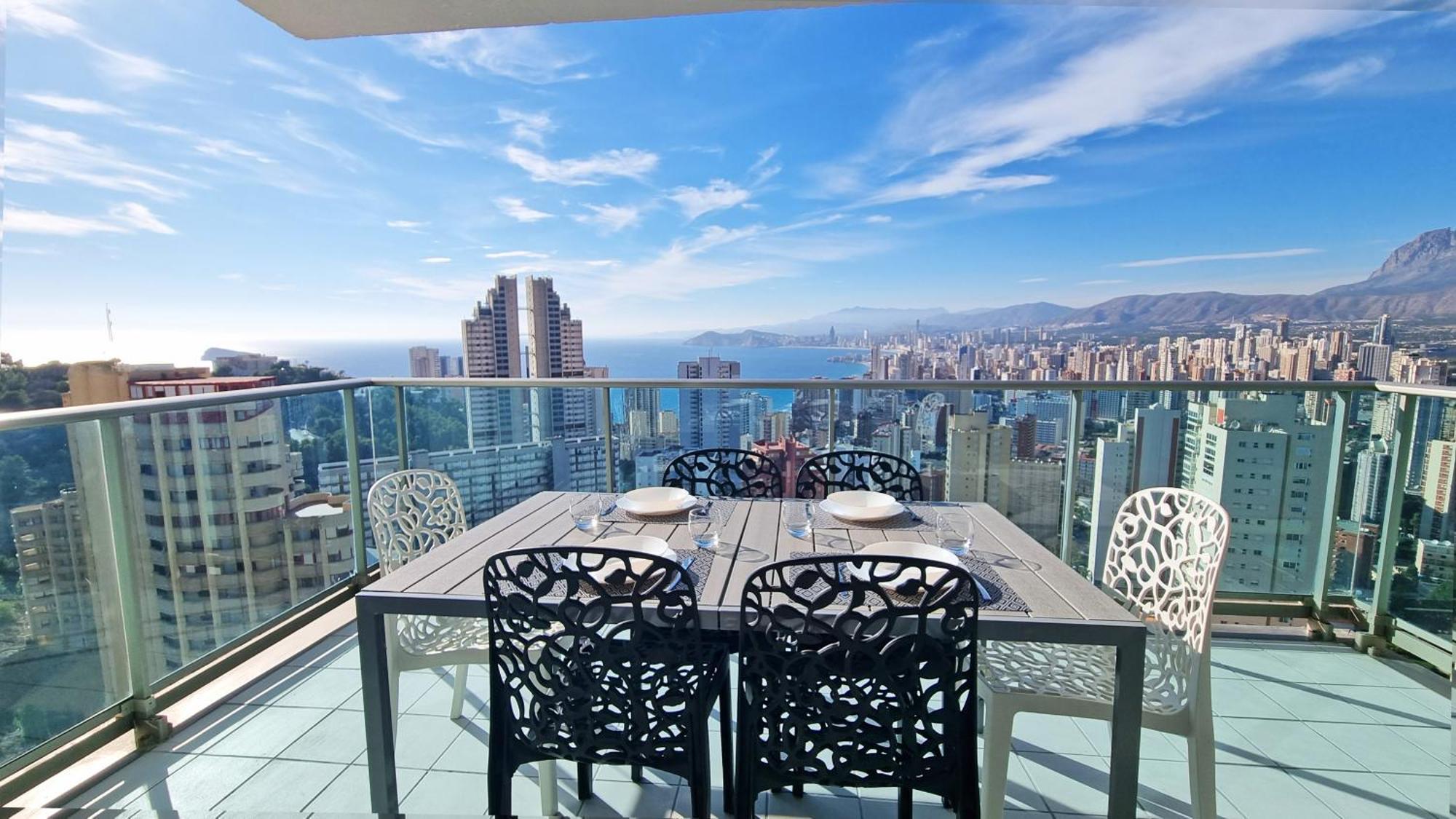 Apartament Skyline 18 Terraza Privada Con Impresionantes Vistas Al Mar Benidorm Zewnętrze zdjęcie
