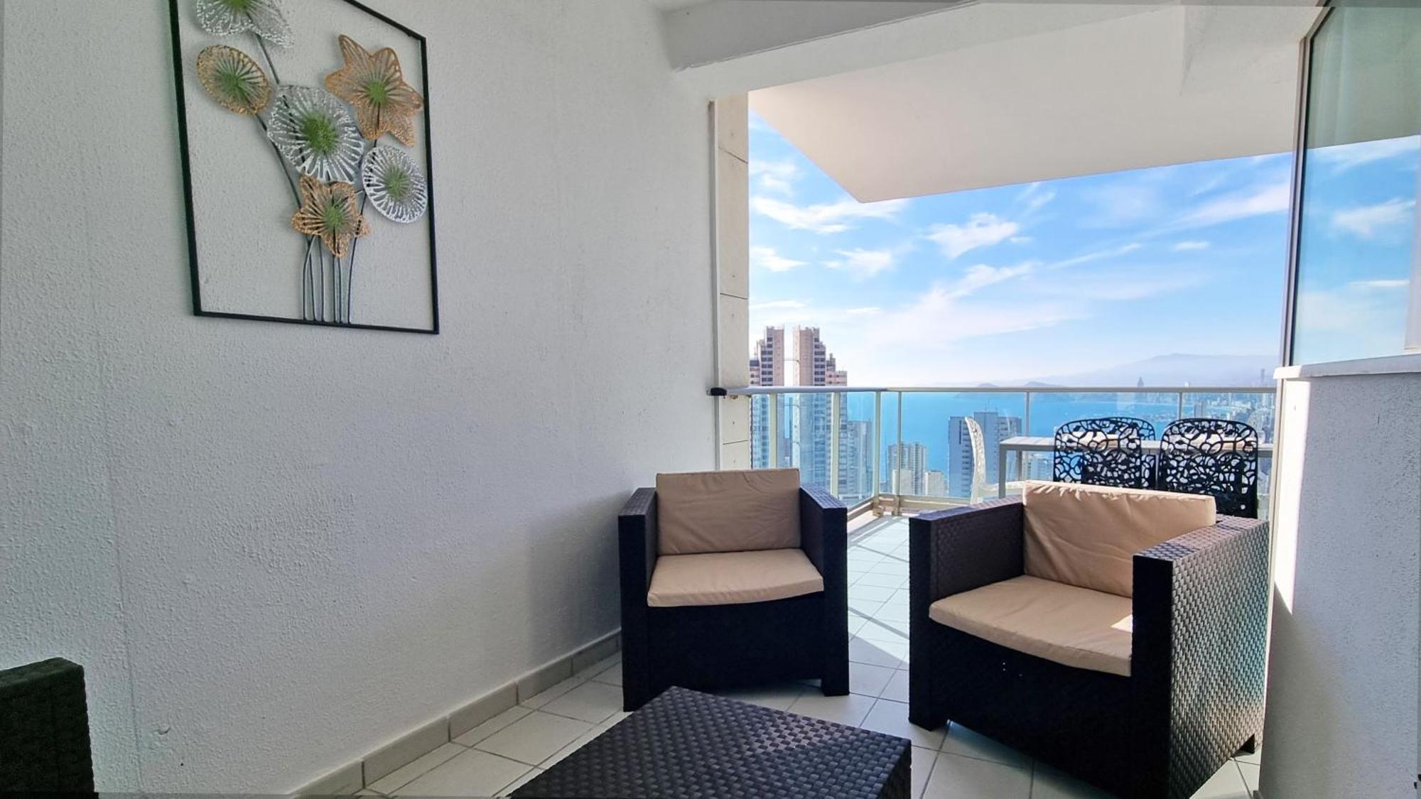 Apartament Skyline 18 Terraza Privada Con Impresionantes Vistas Al Mar Benidorm Zewnętrze zdjęcie