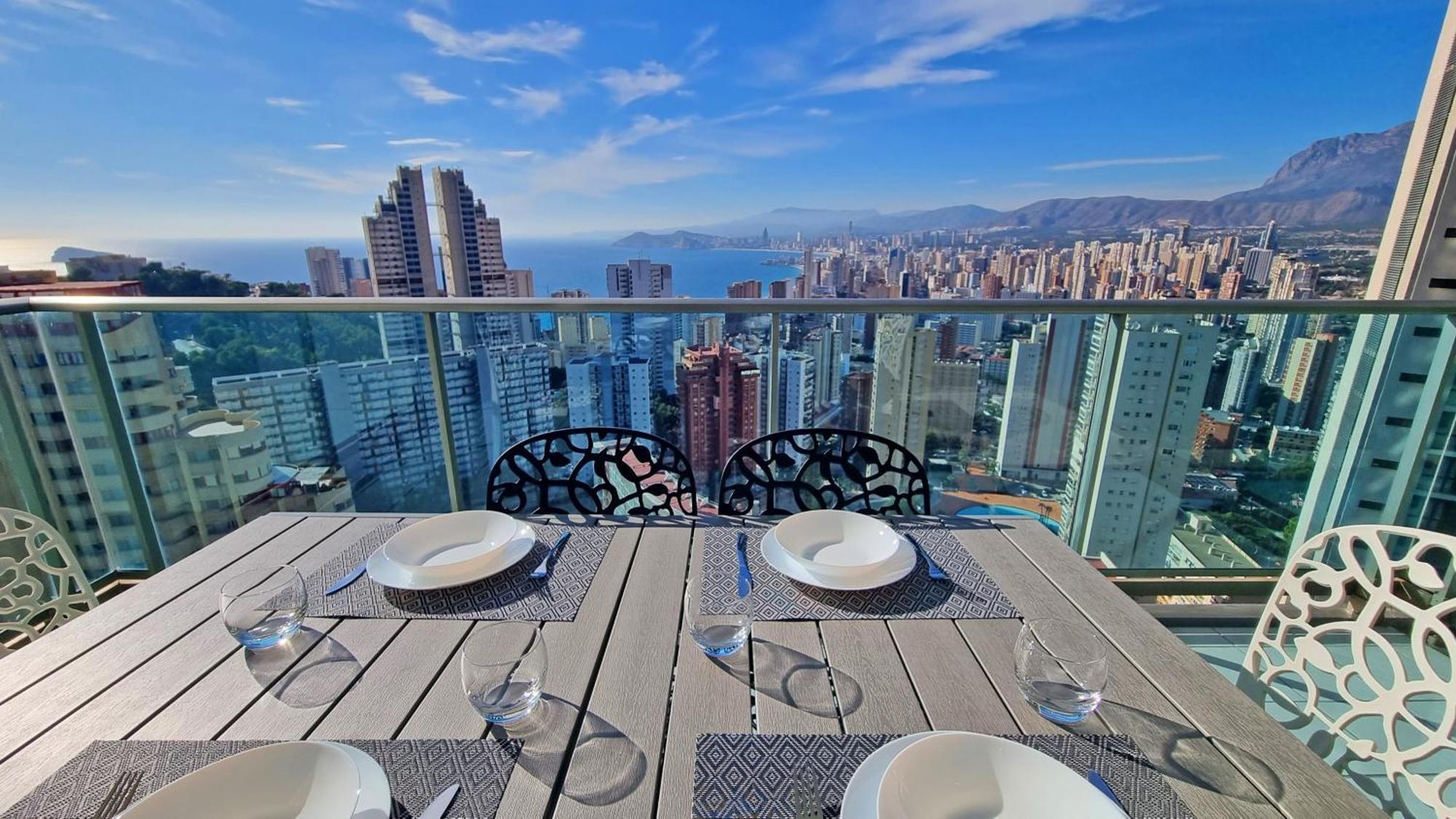 Apartament Skyline 18 Terraza Privada Con Impresionantes Vistas Al Mar Benidorm Zewnętrze zdjęcie